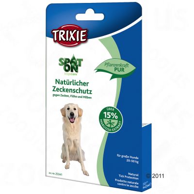 Protection anti-tiques Spot-On pour chien de Trixie