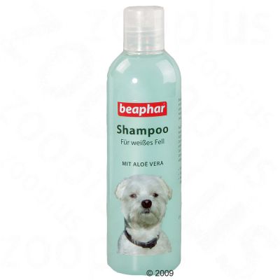 Shampooing pour chien blanc ou de couleur claire de Beaphar