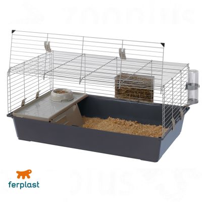 Cage Rabbit 100 pour lapin et cochon d'inde de Ferplast