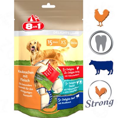 Assortiment d'os et bâtonnets à mâcher