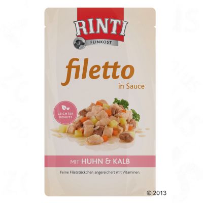Rinti Filetto filets en sauce pour chien