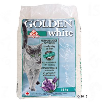 Litière chat Golden White pour chat