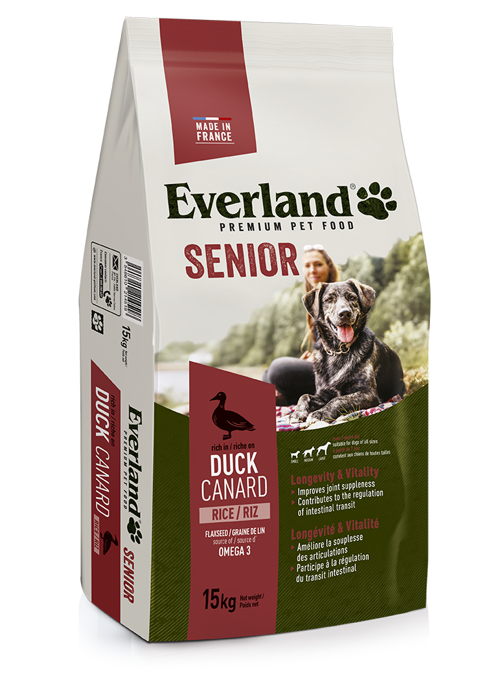 Croquettes premium pour chiens seniors