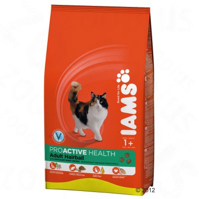 Croquettes chat Hairball Control System de Iams