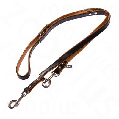 Laisse Heim marron / cognac pour chien