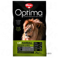 Croquettes chat Visan Optima Hairball