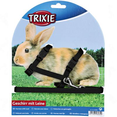 Parure harnais et laisse Trixie pour lapin