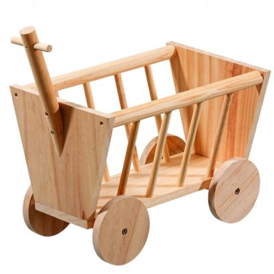Mangeoire à foin Chariot en bois