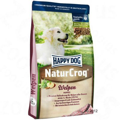 Croquette chien NaturCroq pour chiot de Happy Dog