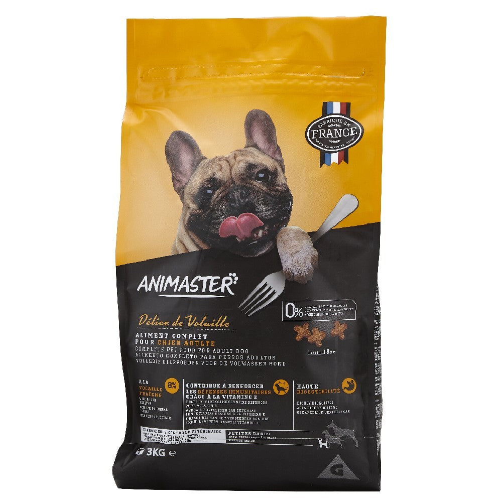 Croquettes petit chien adulte Délice de Volaille