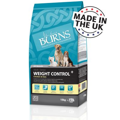Burns Weight Control+ poulet et avoine pour chien