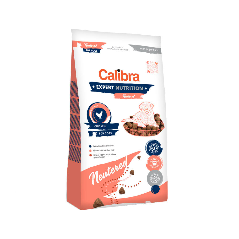 Croquette chien Expert Nutrition Neutered Chien de Calibra