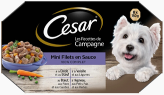 Les recettes de campagne mini filets en sauce de Cesar