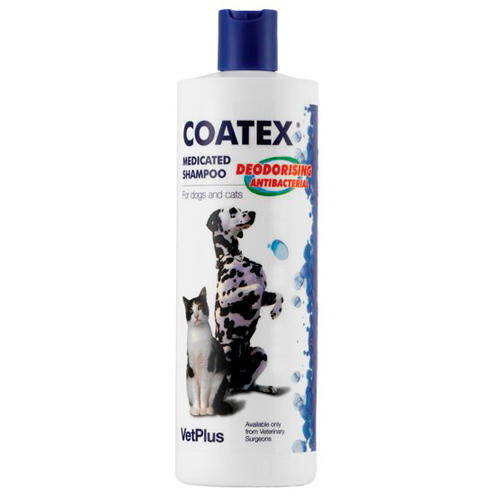 Shampoing traitant Coatex pour le soin de la peau des chiens
