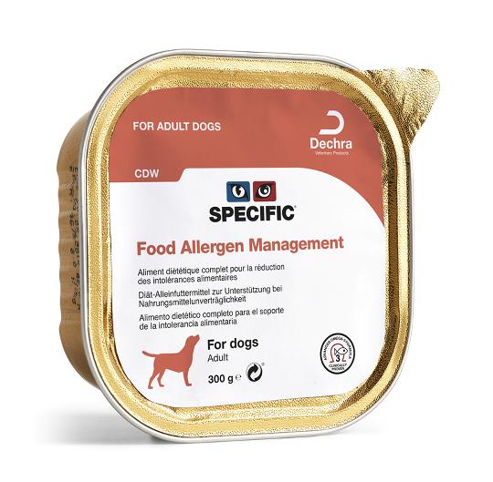 Pâtée chien Food Allergen Management de Specific