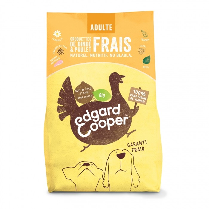 Croquette à la dinde et au poulet frais pour chien adulte
