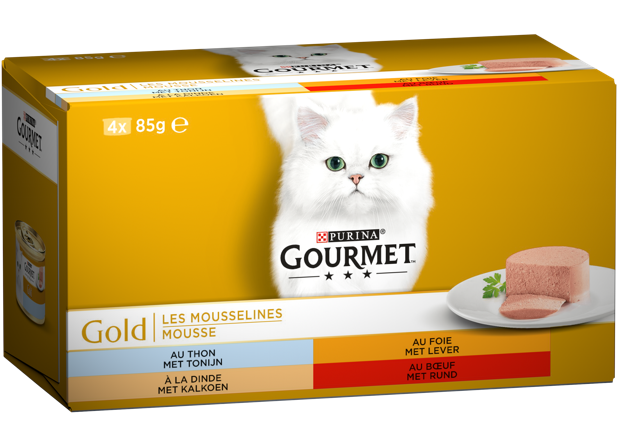 Repas pour chat GOURMET® Gold Les Mousselines