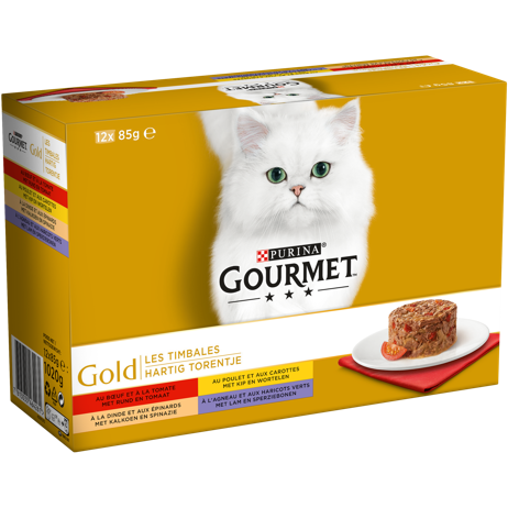 Repas pour chat GOURMET® Gold Les Timbales