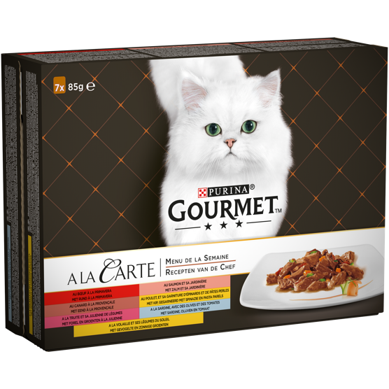 Repas pour chat GOURMET® A La Carte Menu de la Semaine