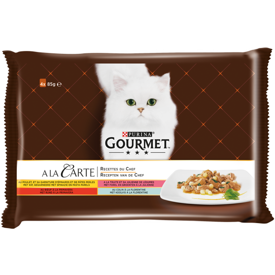 Repas pour chat GOURMET® A La Carte Recettes du Chef