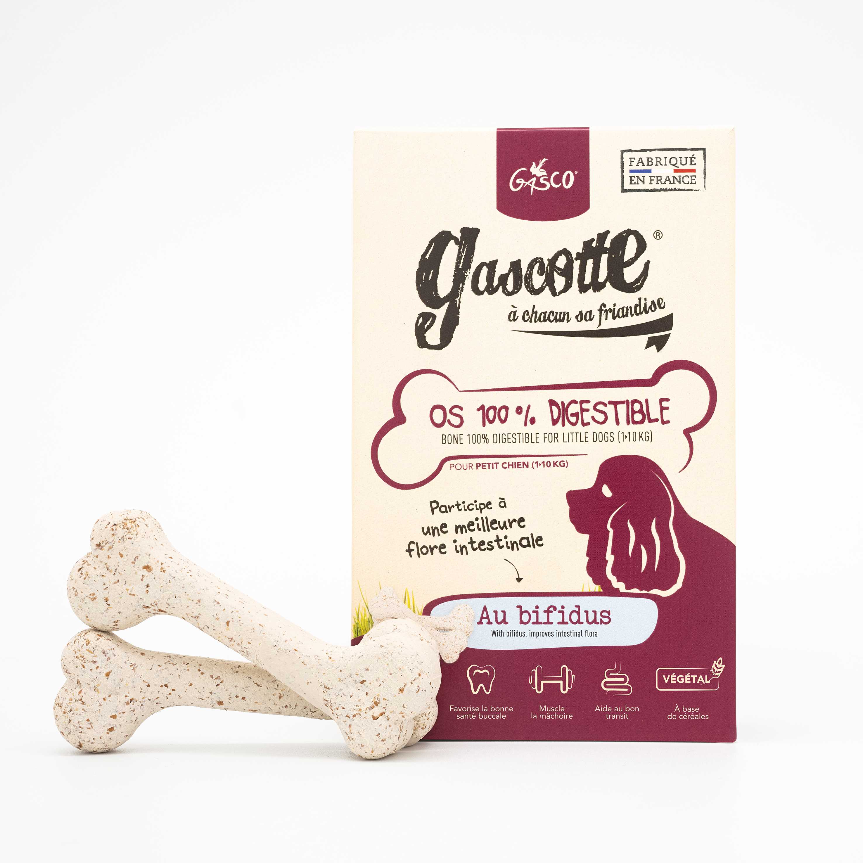 Os à mâcher 100% végétal pour chiens