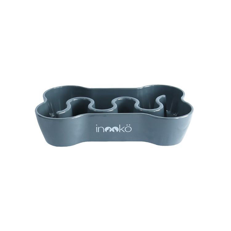 Gamelle anti-glouton os pour chien