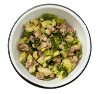 Repas frais pour chien