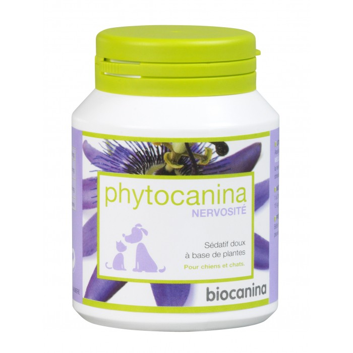Complément alimentaire chien en phytothérapie Phytocanina nervosité de Biocanina