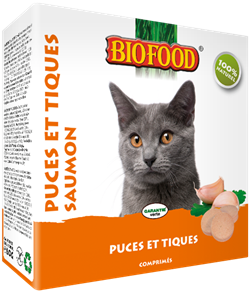 Friandise Biofood puces et tiques saumon