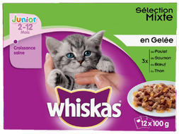 Whiskas® Sélection Mixte en Gelée Junior