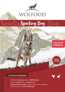Croquette chien Adult Sporting Dog de Wolfood