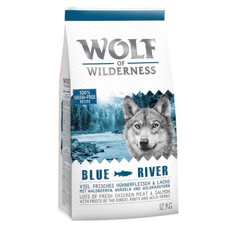 Croquette chien Blue River de Wolf of Wilderness